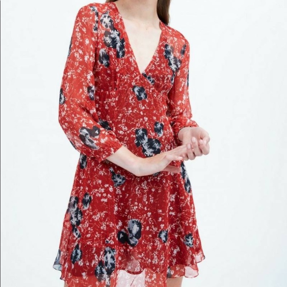 NWOT [IRO] Vera Georgette Dress